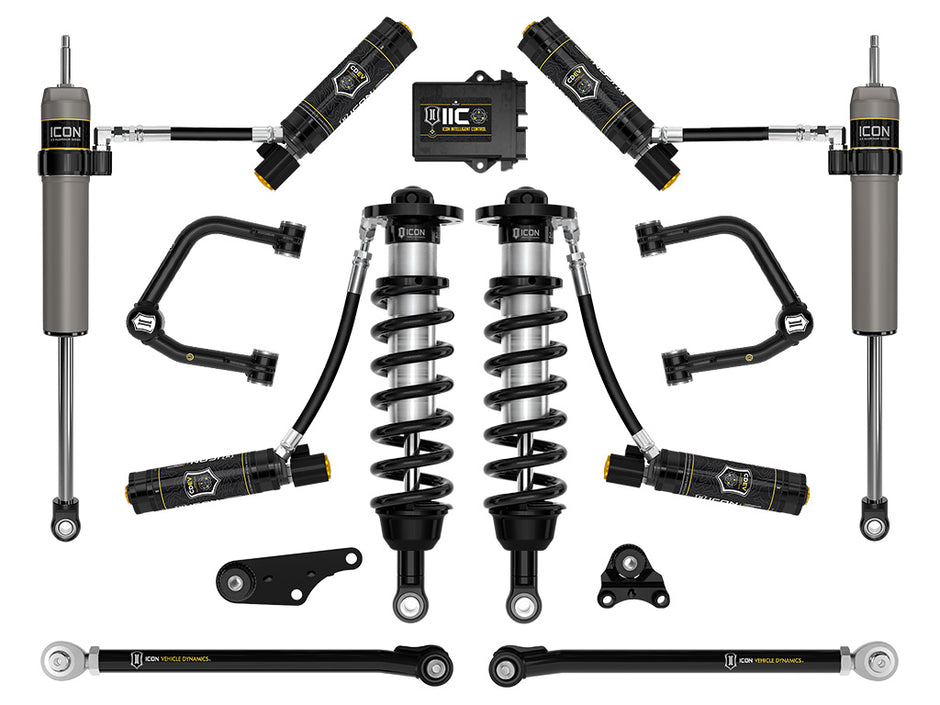 ICON 2024-2025 Toyota Tacoma 1.25-3" Lift Stage 10 Suspension System Tubular