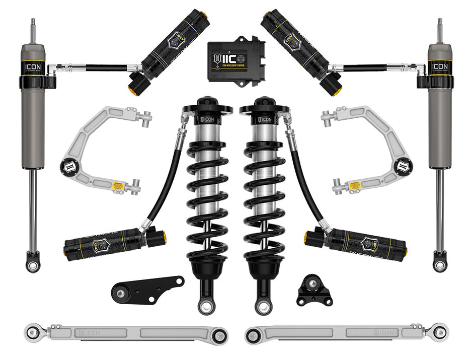 ICON 2024-2025 Toyota Tacoma 1.25-3" Lift Stage 10 Suspension System Billet