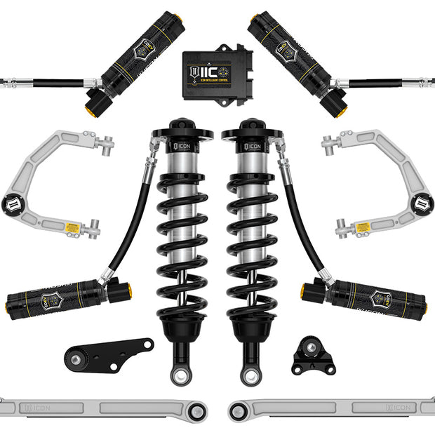 ICON 2024-2025 Toyota Tacoma 1.25-3" Lift Stage 10 Suspension System Billet