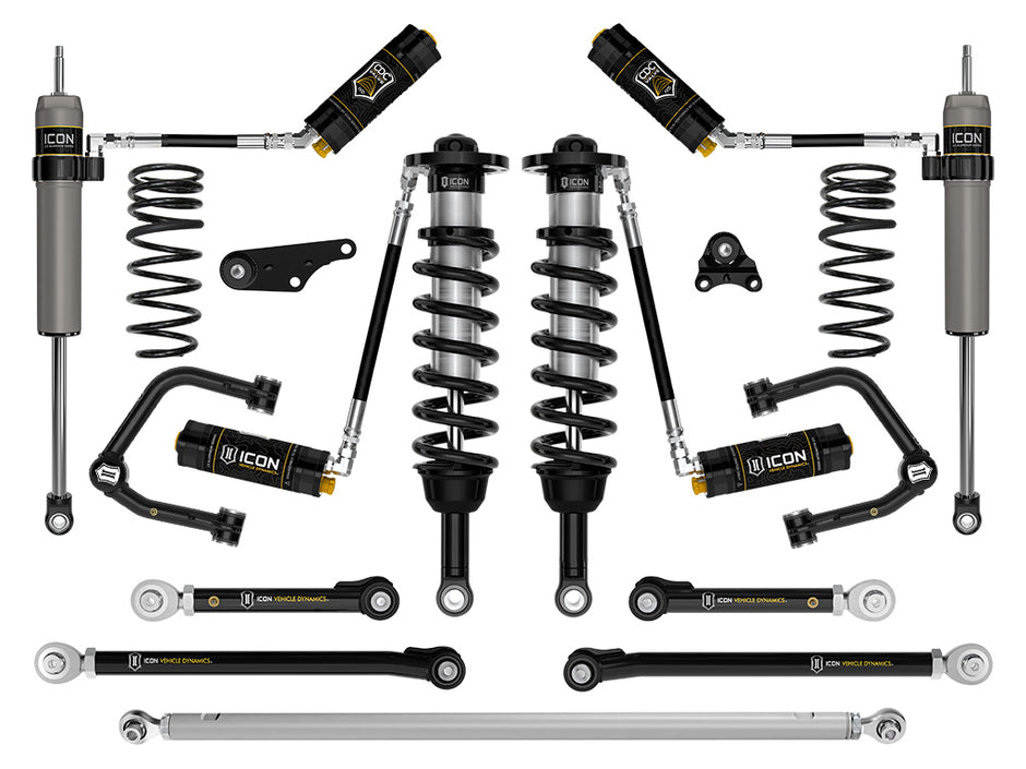ICON 2024-2025 Toyota Tacoma 1.25-3" Lift Stage 11 Suspension System Tubular Overland Rear Springs