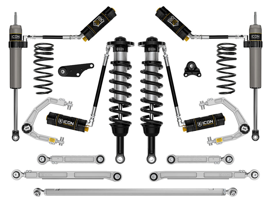 ICON 2024-2025 Toyota Tacoma 1.25-3" Lift Stage 11 Suspension System Billet