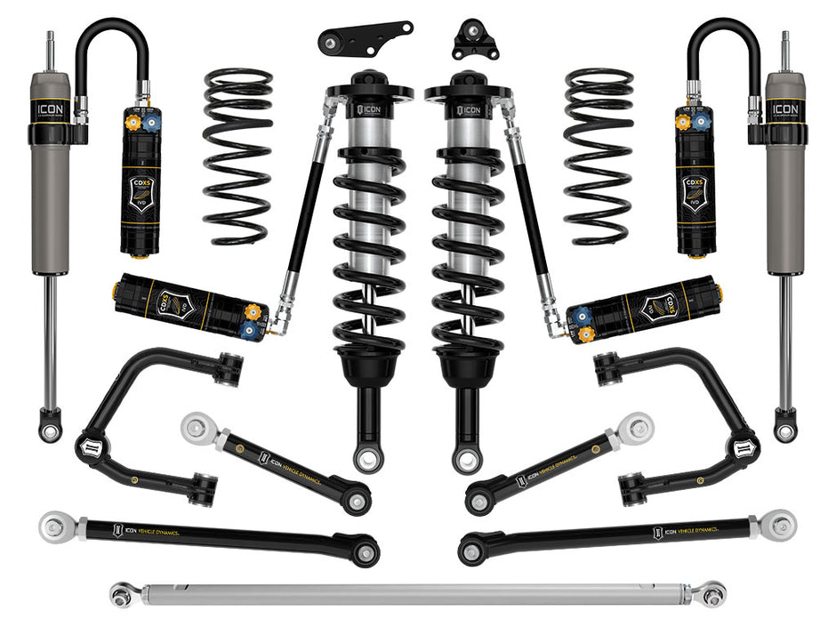 ICON 2024-2025 Toyota Tacoma 1.25-3" Lift Stage 12 Suspension System Tubular