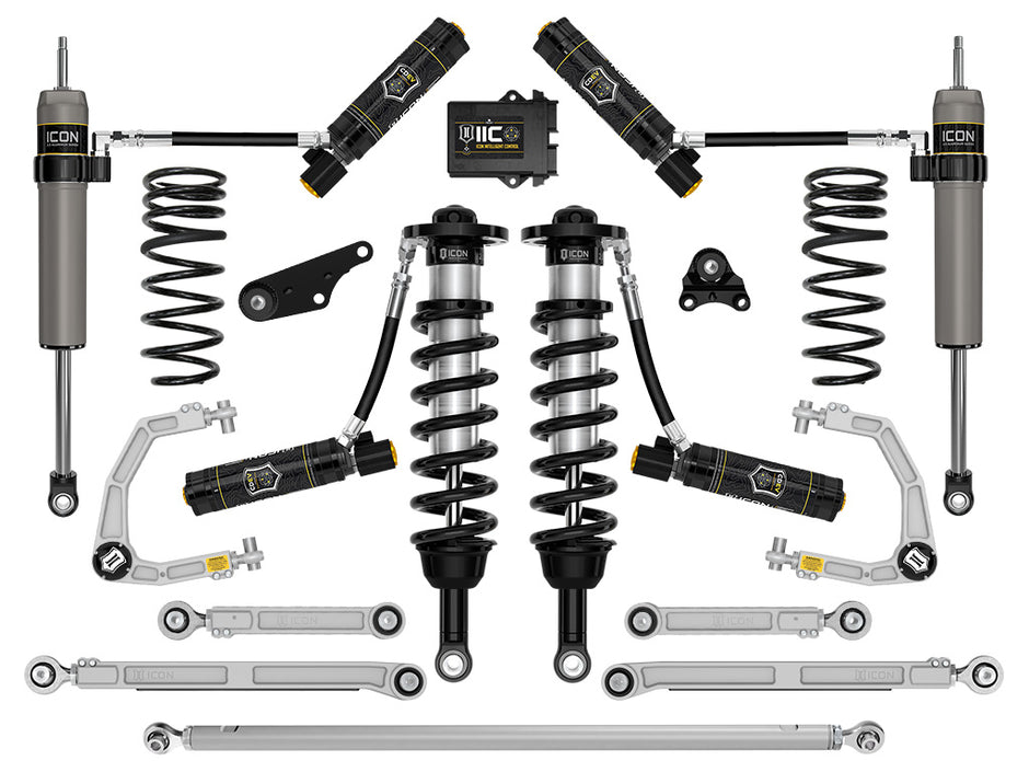 ICON 2024-2025 Toyota Tacoma 1.25-3" Lift Stage 13 Suspension System Billet