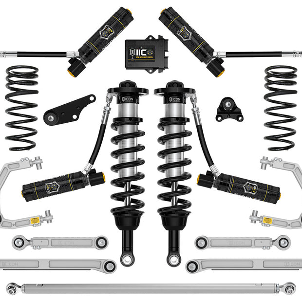 ICON 2024-2025 Toyota Tacoma 1.25-3" Lift Stage 13 Suspension System Billet