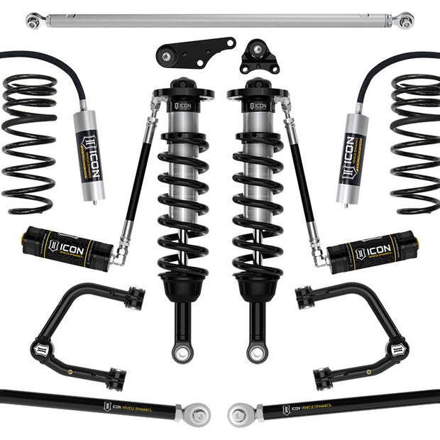ICON 2024-2025 Toyota Land Cruiser 250 Series 1.25-3" Lift Stage 4 Suspension System Tubular