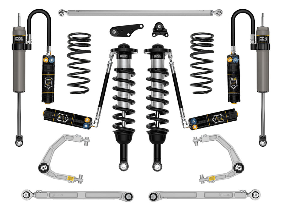 ICON 2024-2025 Toyota Land Cruiser 250 Series 1.25-3" Lift Stage 8 Suspension System CDXS Billet