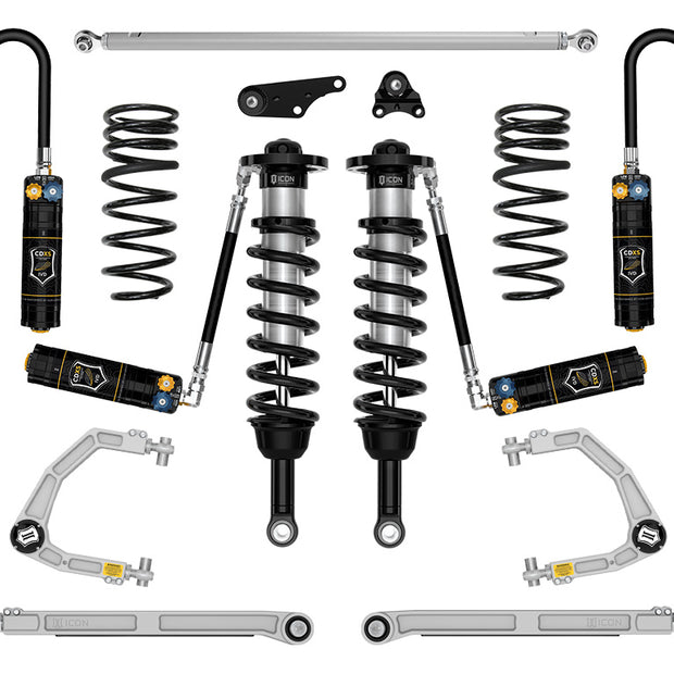 ICON 2024-2025 Toyota Land Cruiser 250 Series 1.25-3" Lift Stage 8 Suspension System CDXS Billet