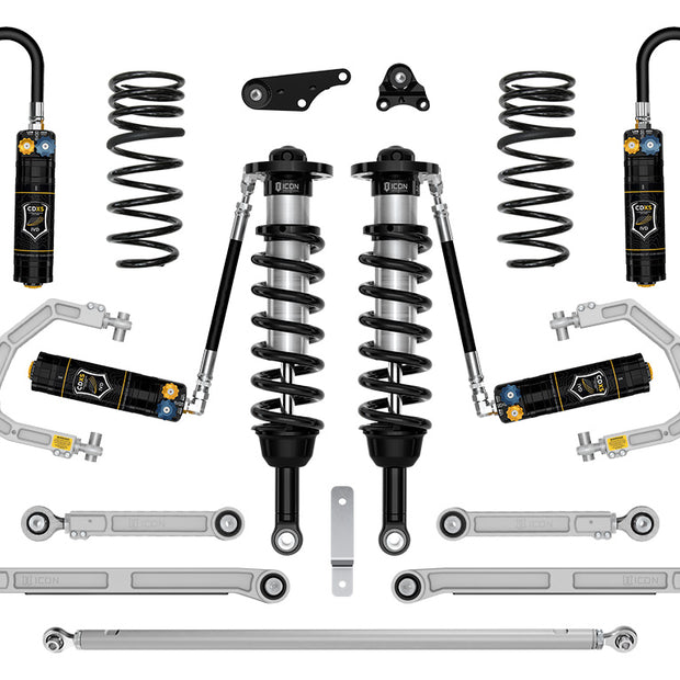 ICON 2024-2025 Toyota Land Cruiser 250 Series 1.25-3" Lift Stage 9 Suspension System CDXS Billet