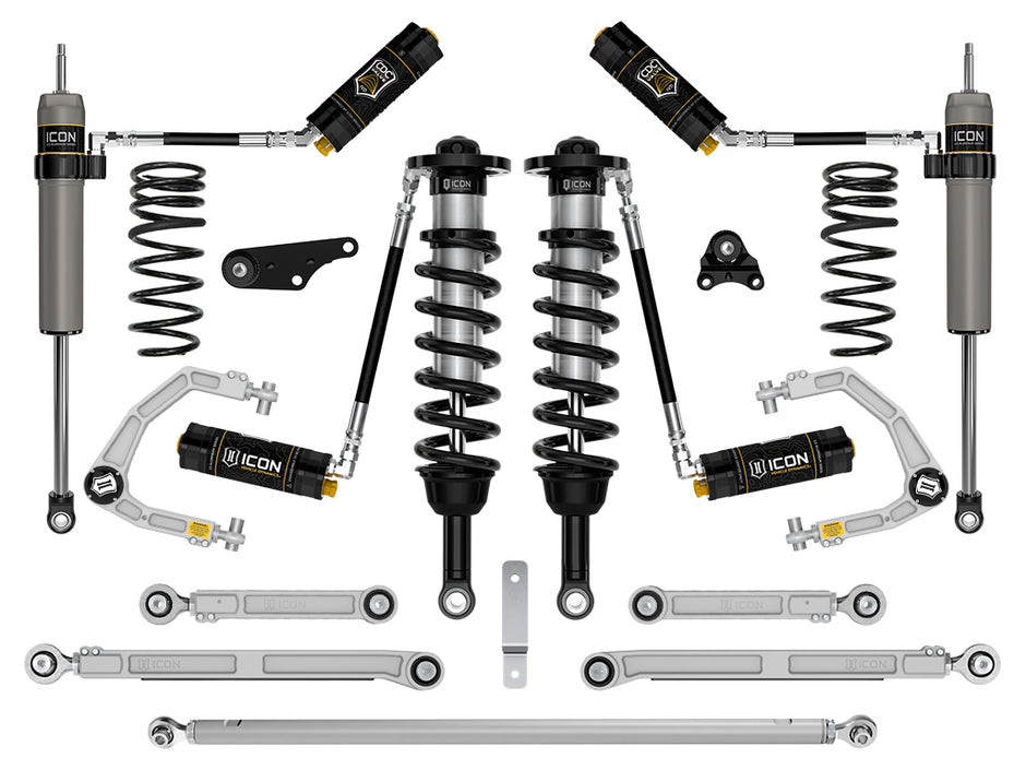 ICON 2024-2025 Toyota Land Cruiser 250 Series 1.25-3" Lift Stage 9 Suspension System CDCV Billet