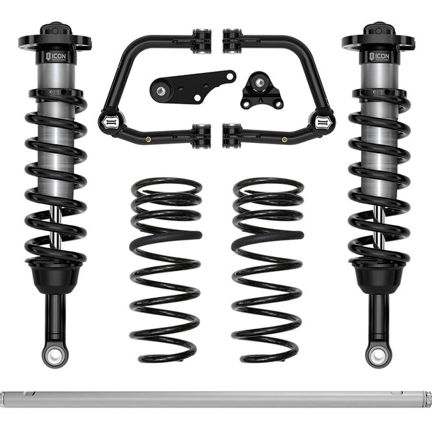 ICON 2025 Toyota 4Runner 4WD 1.25-3" Lift Stage 3 Suspension System Tubular