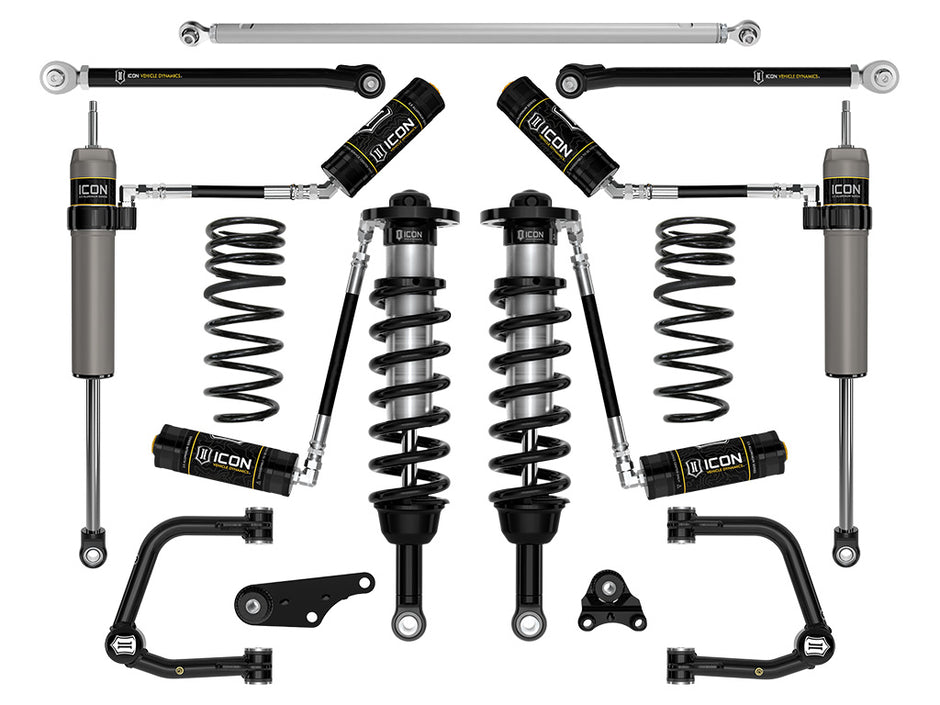 ICON 2025 Toyota 4Runner 4WD 1.25-3" Lift Stage 7 Suspension System Tubular