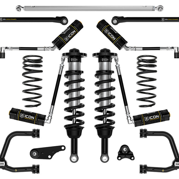 ICON 2025 Toyota 4Runner 4WD 1.25-3" Lift Stage 7 Suspension System Tubular