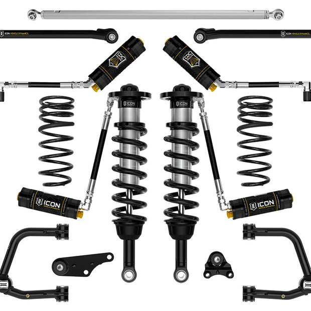 ICON 2025 Toyota 4Runner 4WD 1.25-3" Lift Stage 8 Suspension System Tubular