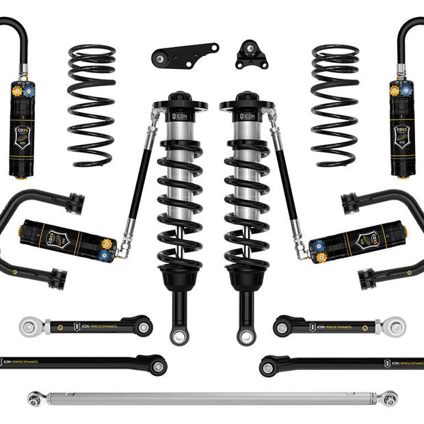 ICON 2025 Toyota 4Runner 4WD 1.25-3" Lift Stage 11 Suspension System Tubular
