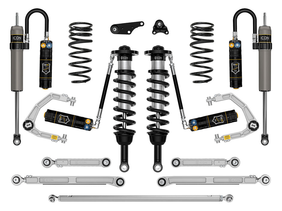 ICON 2025 Toyota 4Runner 4WD 1.25-3" Lift Stage 11 Suspension System Billet