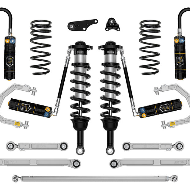 ICON 2025 Toyota 4Runner 4WD 1.25-3" Lift Stage 11 Suspension System Billet