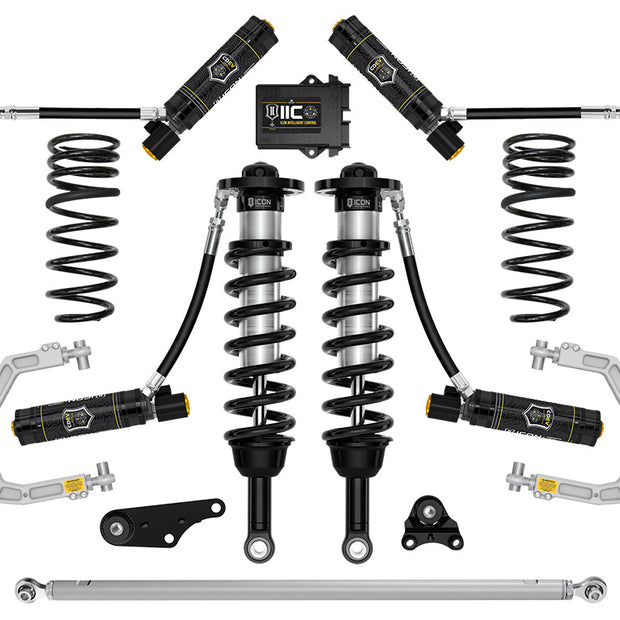 ICON 2025 Toyota 4Runner 4WD 1.25-3" Lift Stage 12 Suspension System Billet