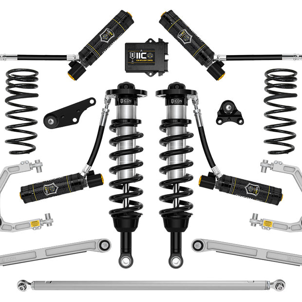 ICON 2025 Toyota 4Runner 4WD 1.25-3" Lift Stage 13 Suspension System Billet