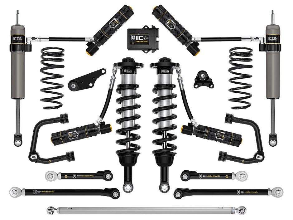 ICON 2025 Toyota 4Runner 4WD 1.25-3" Lift Stage 14 Suspension System Tubular