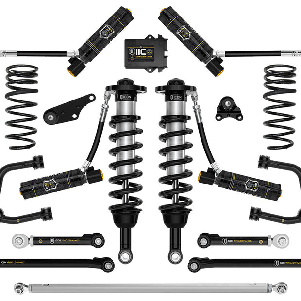 ICON 2025 Toyota 4Runner 4WD 1.25-3" Lift Stage 14 Suspension System Tubular