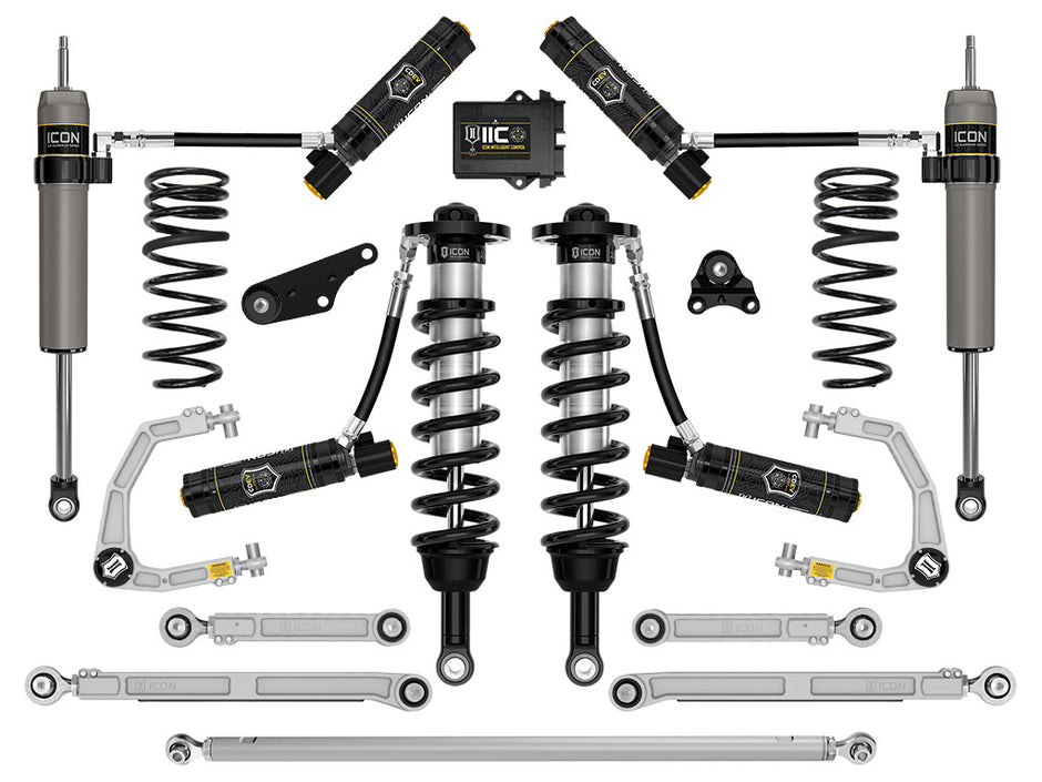 ICON 2025 Toyota 4Runner 4WD 1.25-3" Lift Stage 14 Suspension System Billet