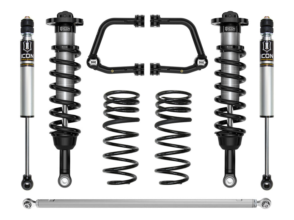 ICON 2025 Toyota 4Runner 2WD 1.25-3" Lift Stage 3 Suspension System Tubular