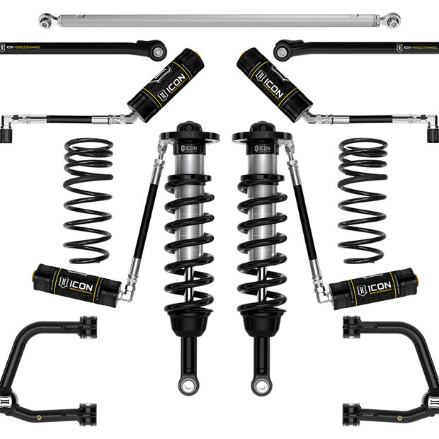 ICON 2025-2026 Toyota 4Runner 2WD 1.25-3" Lift Stage 7 Suspension System Tubular