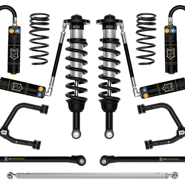 ICON 2025-2026 Toyota 4Runner 2WD 1.25-3" Lift Stage 9 Suspension System Tubular