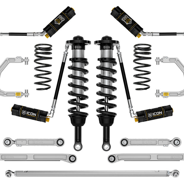 ICON 2025-2026 Toyota 4Runner 2WD 1.25-3" Lift Stage 10 Suspension System Billet