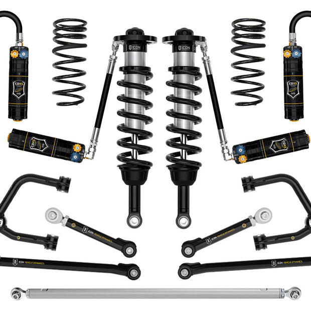 ICON 2025-2026 Toyota 4Runner 2WD 1.25-3" Lift Stage 11 Suspension System Tubular
