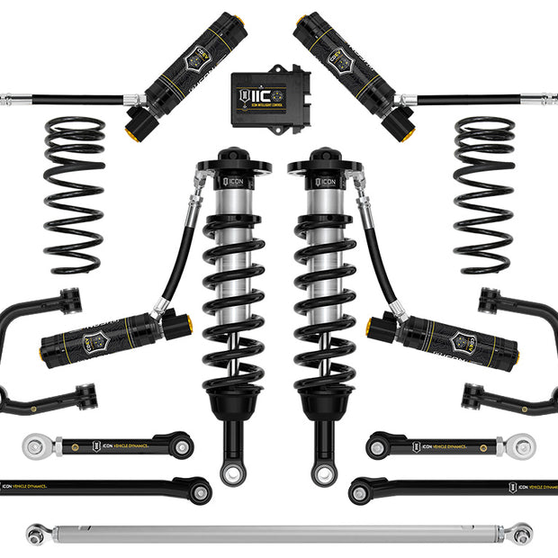 ICON 2025-2026 Toyota 4Runner 2WD 1.25-3" Lift Stage 14 Suspension System Tubular