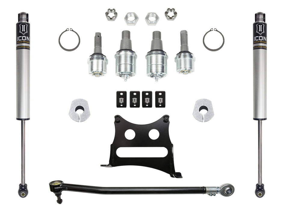 ICON 2017-2022 Ford F-250/F-350 Super Duty 4WD Ultimate Front End Kit Stage 4