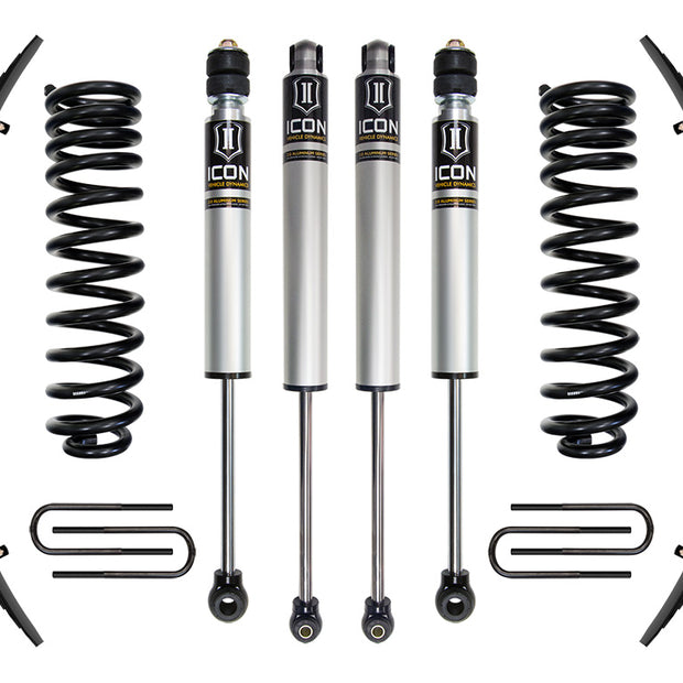 ICON 2017-2019 Ford F-250/F-350 4WD Diesel 2.5" Lift Stage 1 Suspension System W/ Expansion Packs