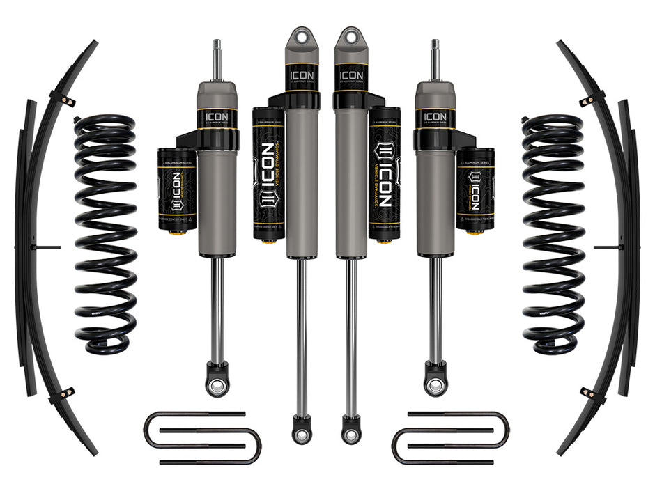 ICON 2017-2019 Ford F-250/F-350 4WD Diesel 2.5" Lift Stage 2 Suspension System W/ Expansion Packs