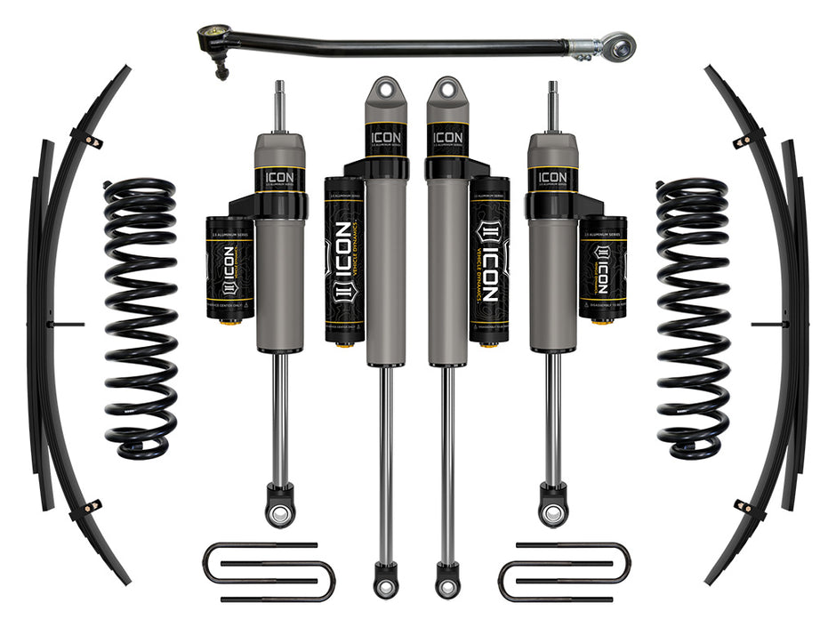 ICON 2007-2019 Ford F-250/F-350 4WD Diesel 2.5" Lift Stage 3 Suspension System W/ Expansion Packs