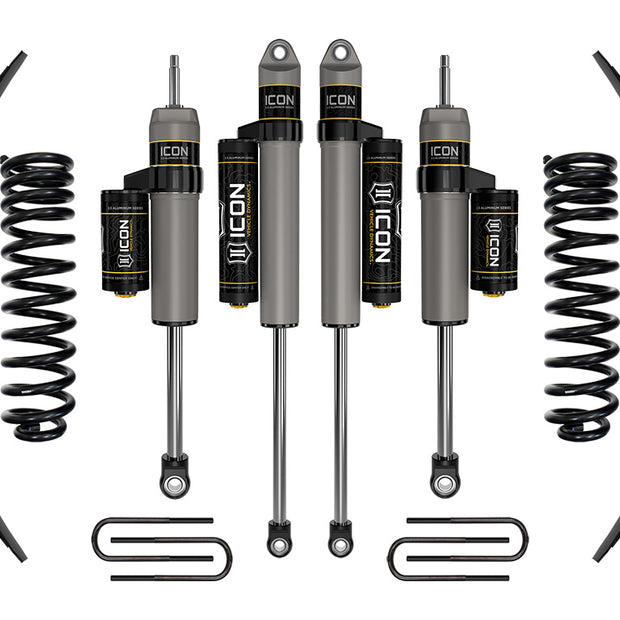 ICON 2020-2023 Ford F-250/F-350 Super Duty 4WD Diesel 2.5" Lift Stage 2 Suspension System W/ Expansion Packs