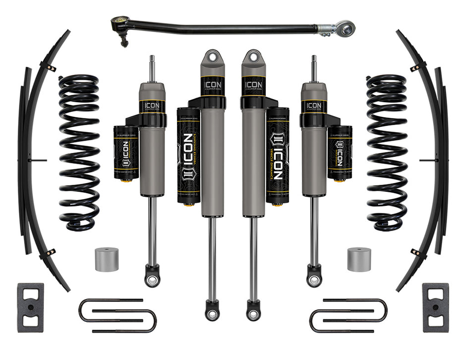 ICON 2023 Ford F-250/F-350 Super Duty 4WD Diesel 2.5" Lift Stage 3 Suspension System W/ Expansion Packs