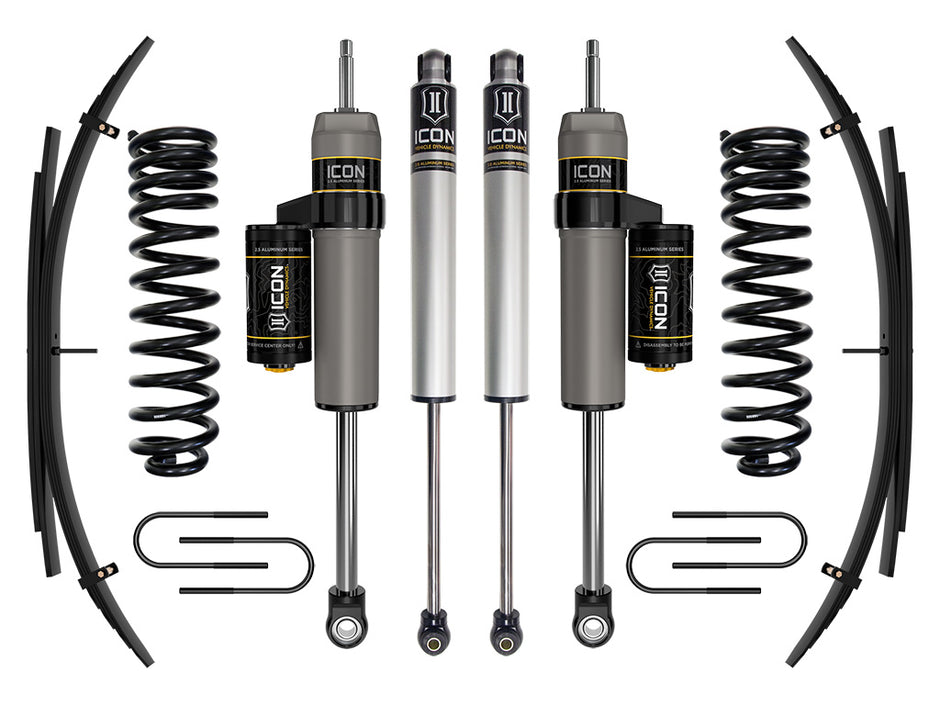 ICON 2008-2010 Ford F-250/F-350 Super Duty 4WD Diesel 2.5" Lift Stage 2 Suspension System W/ Expansion Packs