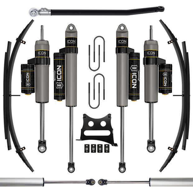 ICON 2008-2010 Ford F-250/F-350 Super Duty 4WD Diesel 2.5" Lift Stage 4 Suspension System W/ Expansion Packs