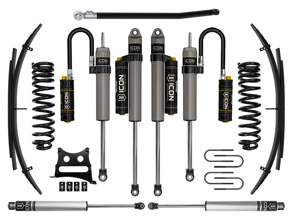 ICON 2008-2010 Ford F-250/F-350 Super Duty 4WD Diesel 2.5" Lift Stage 5 Suspension System W/ Expansion Packs