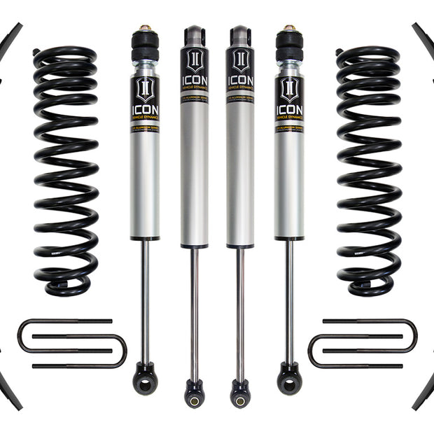 ICON 2011-2016 Ford F-250/F-350 Super Duty 4WD Diesel 2.5" Lift Stage 1 Suspension System W/ Expansion Packs
