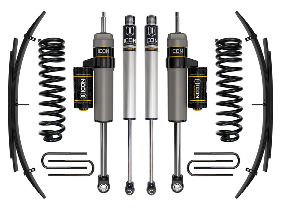 ICON 2011-2016 Ford F-250/F-350 Super Duty 4WD Diesel 2.5" Lift Stage 2 Suspension System W/ Expansion Packs