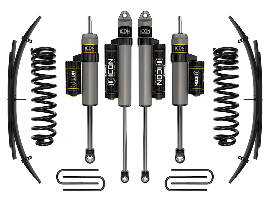 ICON 2011-2016 Ford F-250/F-350 Super Duty 4WD Diesel 2.5" Lift Stage 3 Suspension System W/ Expansion Packs