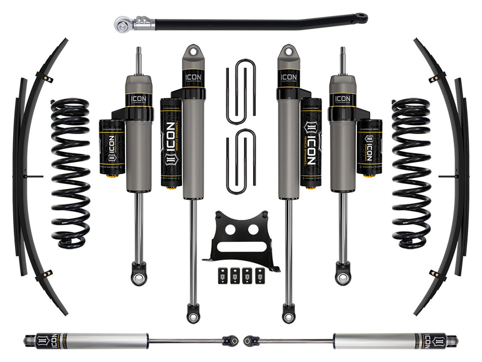ICON 2011-2016 Ford F-250/F-350 Super Duty 4WD Diesel 2.5" Lift Stage 4 Suspension System W/ Expansion Packs