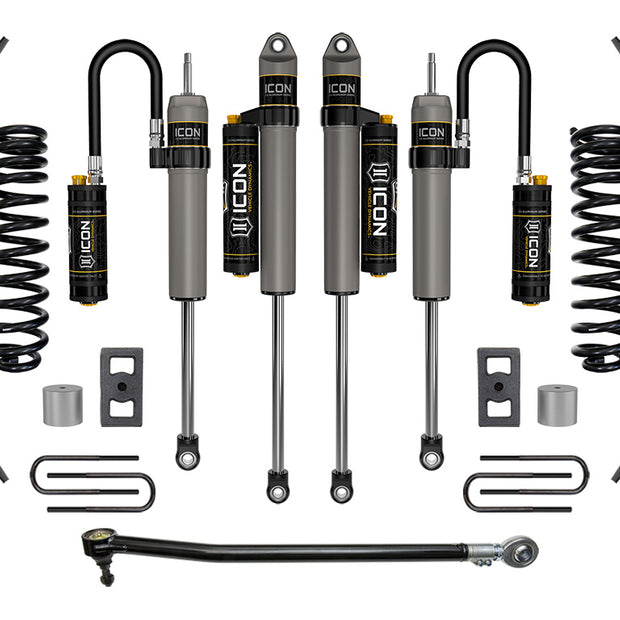 ICON 2023 Ford F-250/F-350 Super Duty 4WD Gas 2.5" Lift Stage 4 Suspension System W/ Expansion Packs