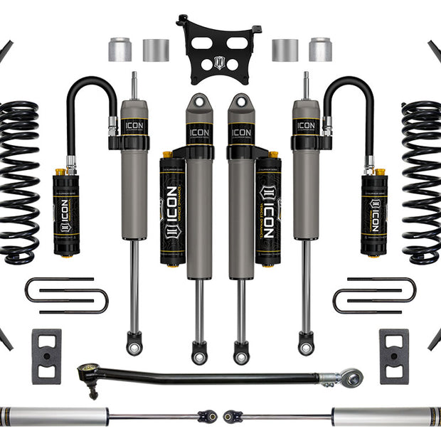 ICON 2023 Ford F-250/F-350 Super Duty 4WD Gas 2.5" Lift Stage 5 Suspension System W/ Expansion Packs