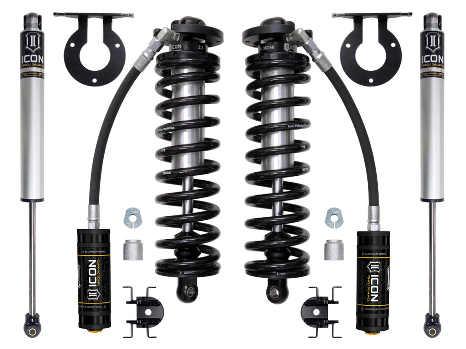 ICON 2017-2023 Ford F-250/F-350 Super Duty 4WD 2.5-3" Lift Stage 1 Coilover Conversion System
