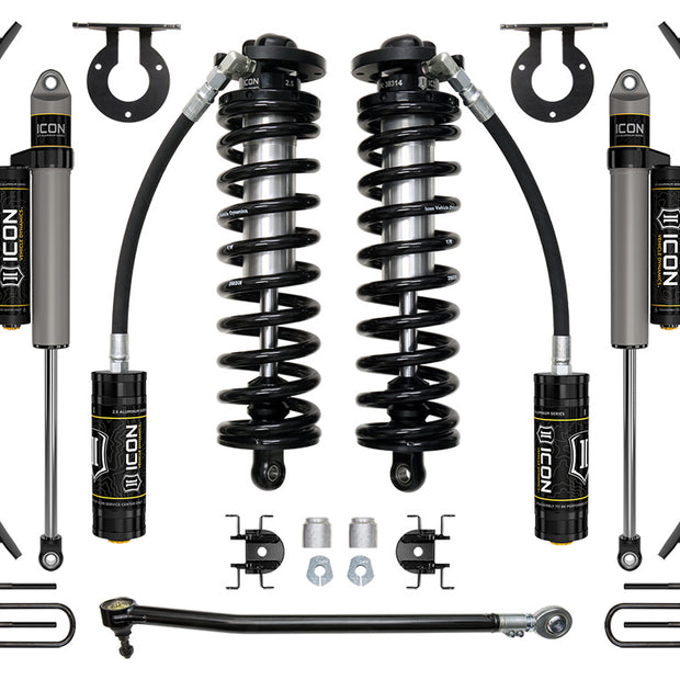ICON 2017-2023 Ford F-250/F-350 Super Duty 4WD 2.5-3" Lift Stage 3 Coilover System W/ Expansion Packs