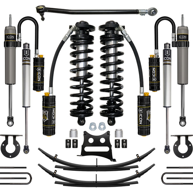 ICON 2017-2022 Ford F-250/F-350 Super Duty 4WD 2.5-3" Lift Stage 5 Coilover System W/ Expansion Packs
