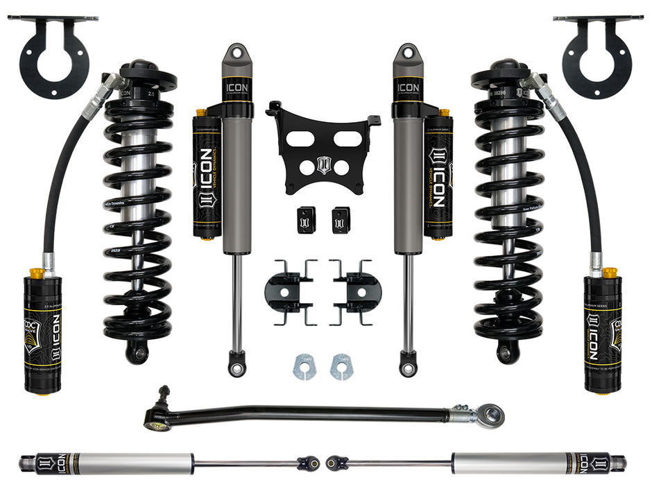 ICON 2023 Ford F-250/F-350 Super Duty 4WD 2.5-3" Lift Stage 4 Coilover Conversion System